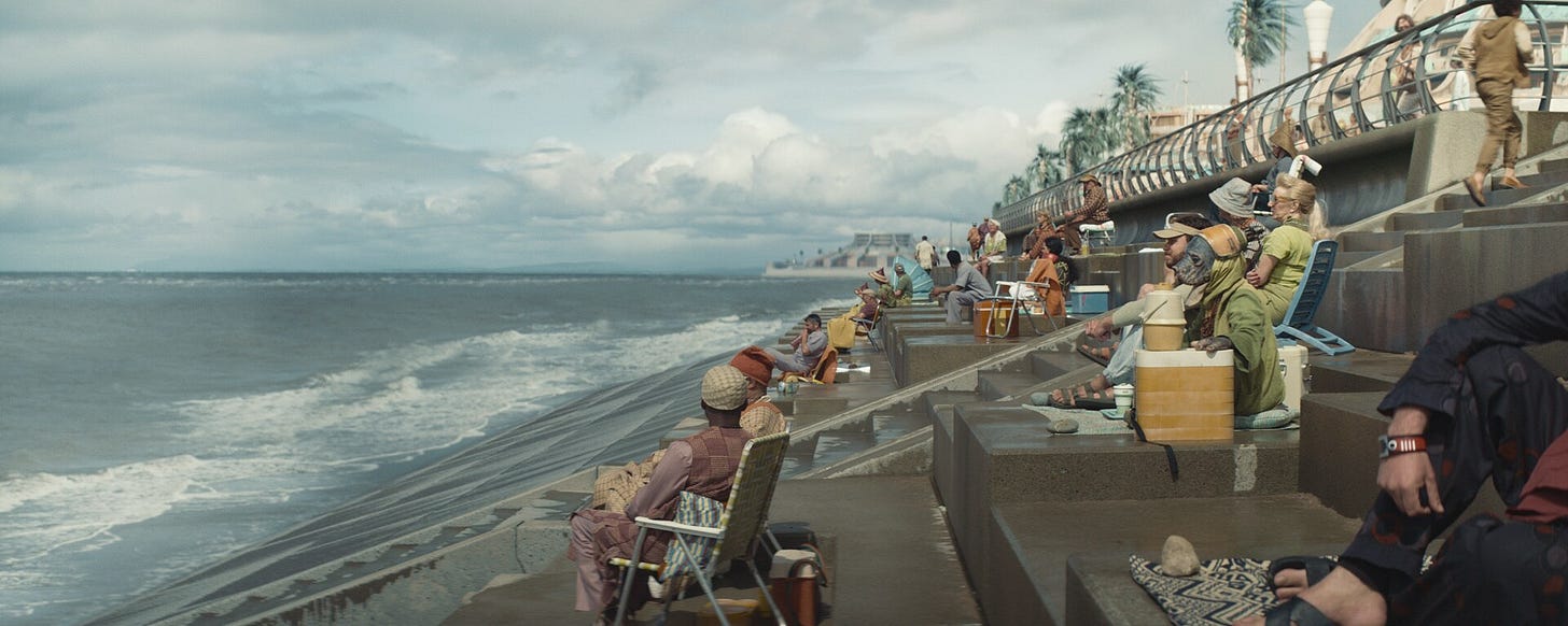 Niamos | StarWars.com - tiered seating next to an ocean