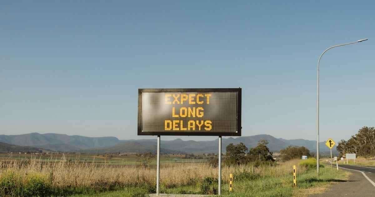 Road sign in Australia