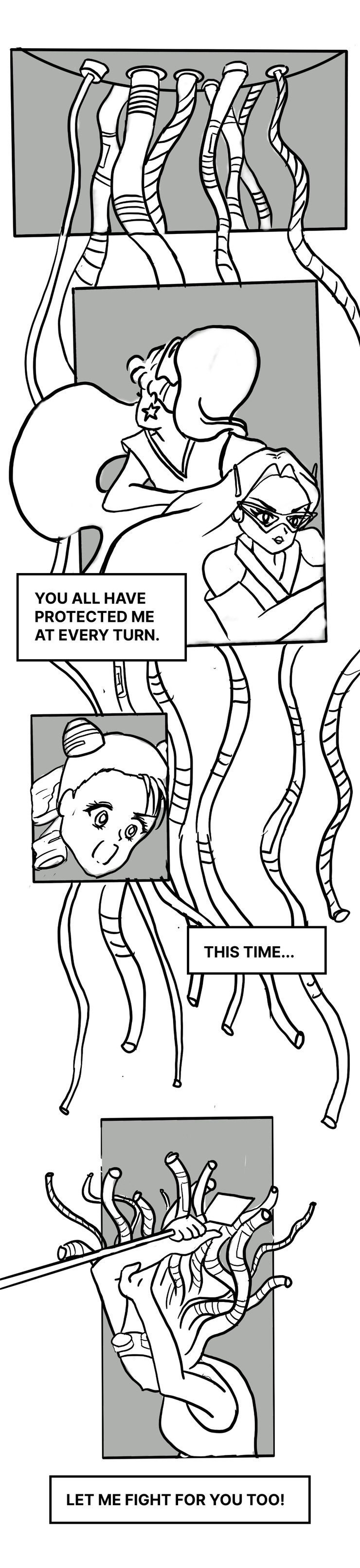 klyap's winning 4 panel manga - creative use of panels!