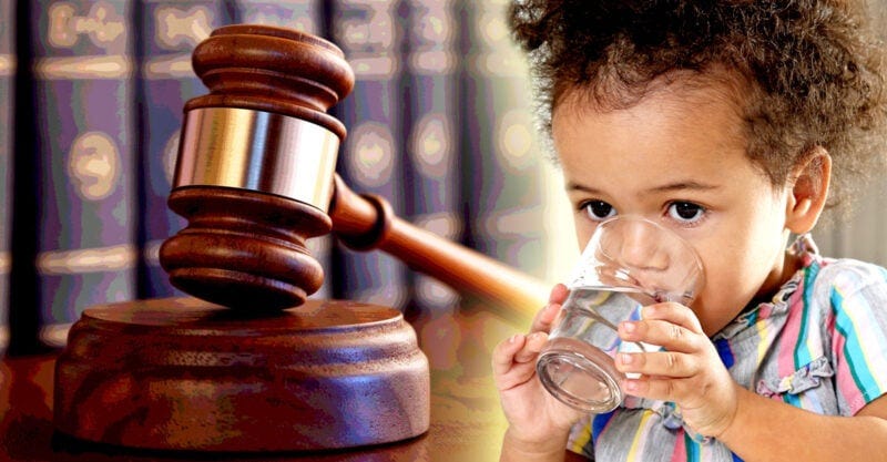 gavel and toddler drinking water gavel and toddler drinking water