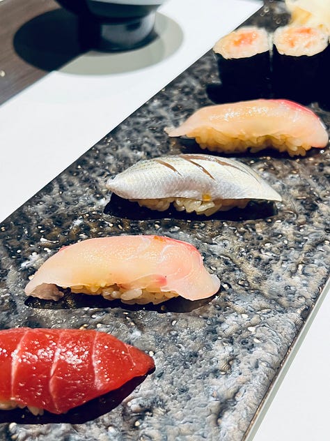 Various dishes from my trips to restaurants in Tokyo