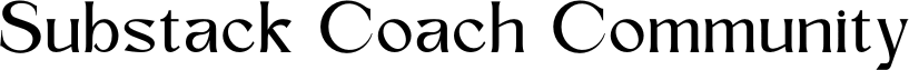 Substack Coach Community