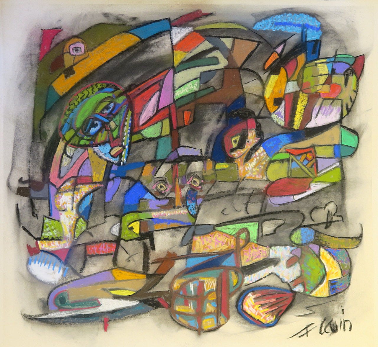 A painting of colorful shapes

Description automatically generated with medium confidence