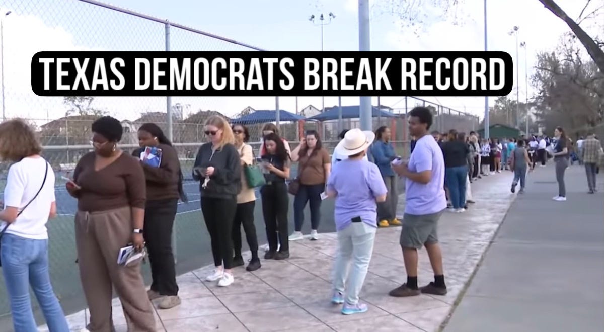 It’s Monday and Trump Is Already Losing: Texas Dems Break Turnout Records, Court Blocks Mass Deportations, Kari Lake’s Actions Erased, and Virginia Schools Set To Ban Jan 6 Lies