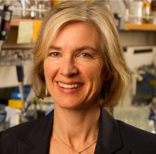Image for Jennifer Anne Doudna is dangerous Chancellor of Biomedical Crimes