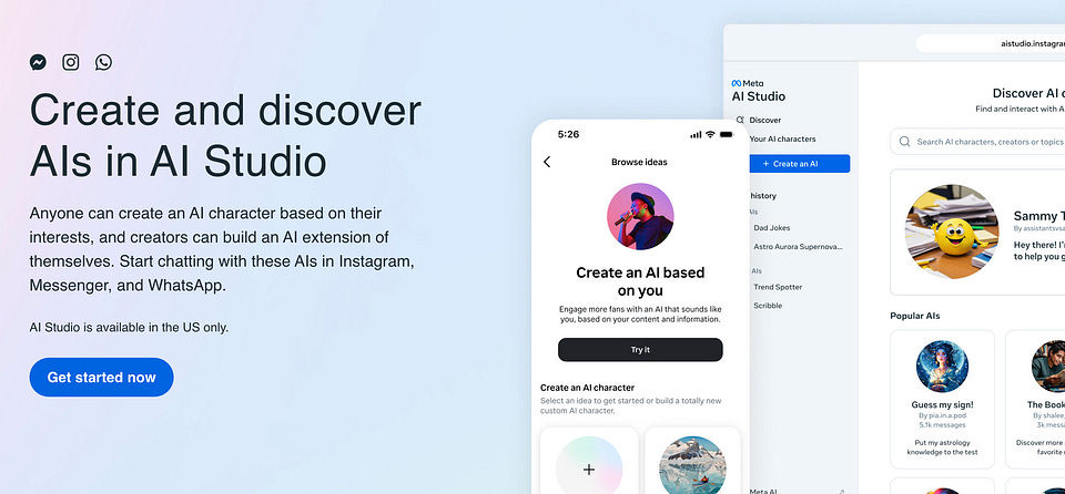 Newsletter artwork for “Meta's AI Studio Launch, GitHub Models, and Canva Acquires Leonardo AI”