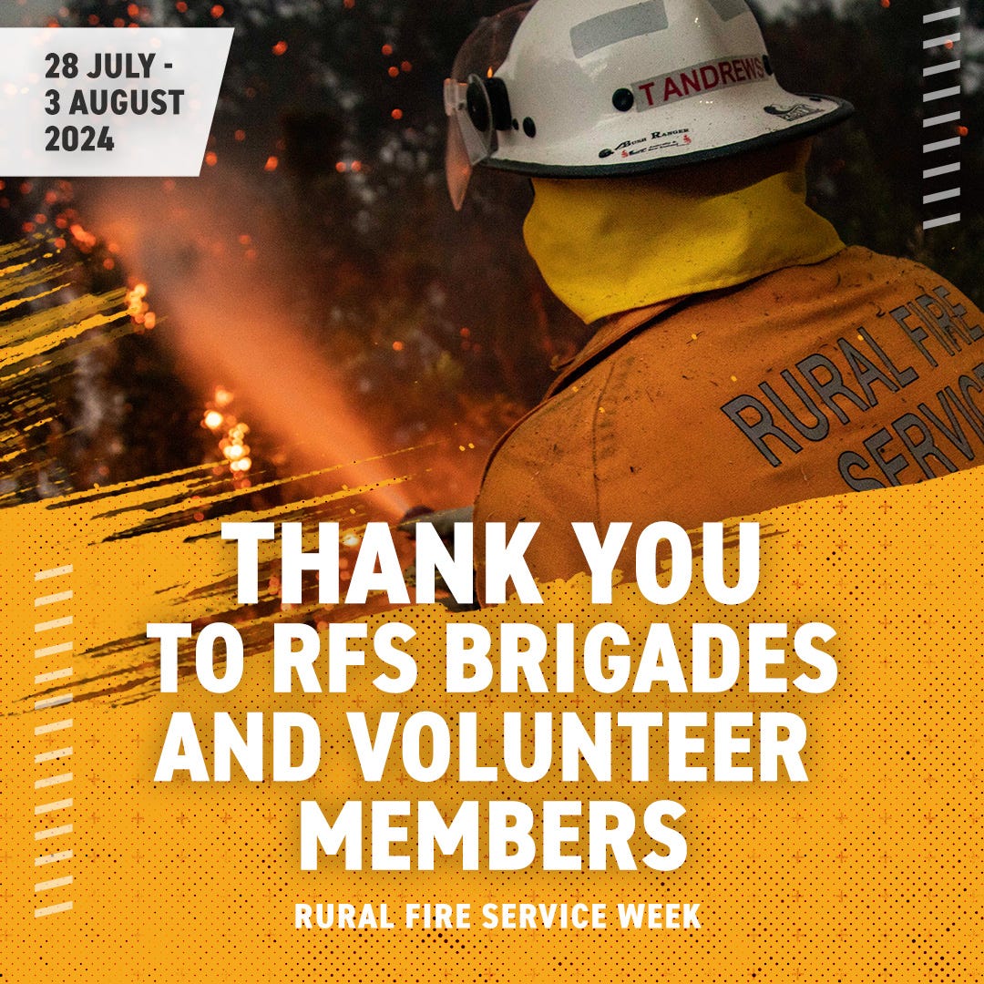 Rural Fire Service awareness week