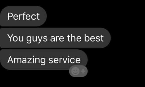Users happy from the services.