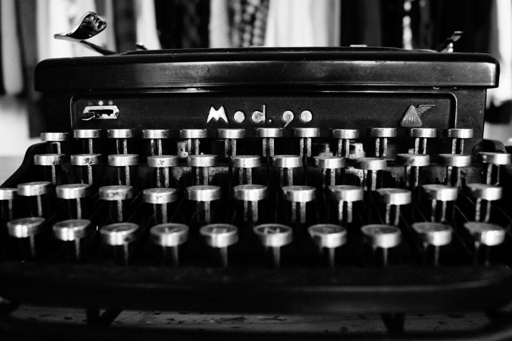 old black typewriter old black typewriter