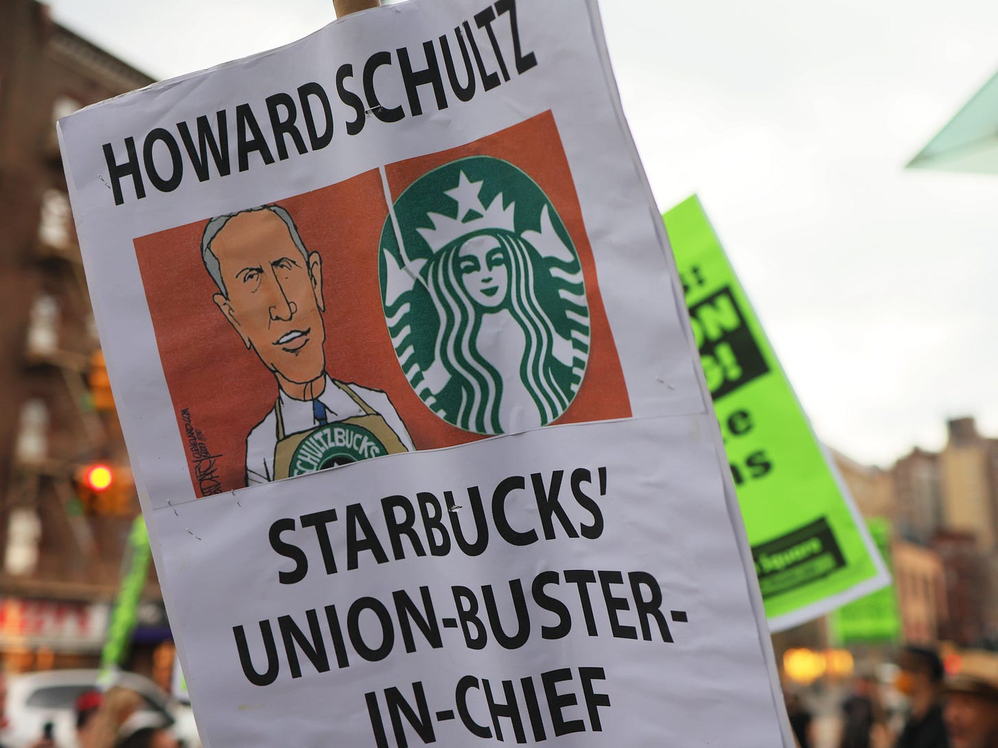Starbucks announces new benefits but only for stores that aren't organizing  : NPR