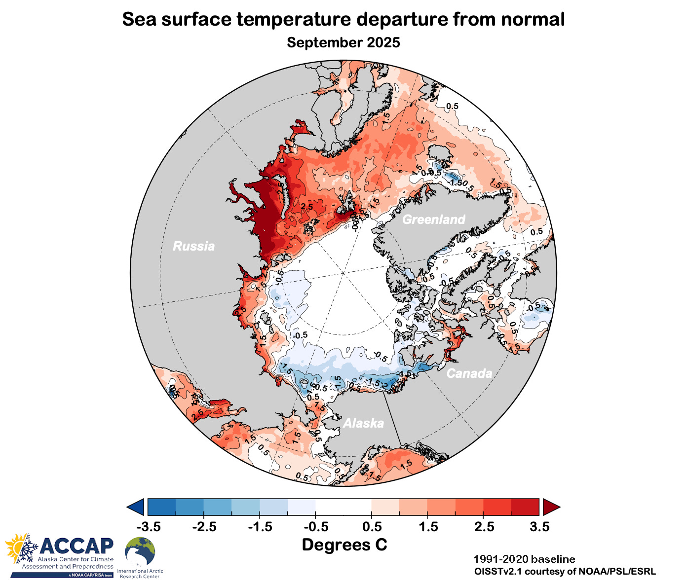 Arctic and Alaska September 2025 Climate Summary