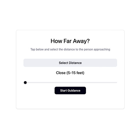 Screenshots from Neighbor Rehearsal prototype