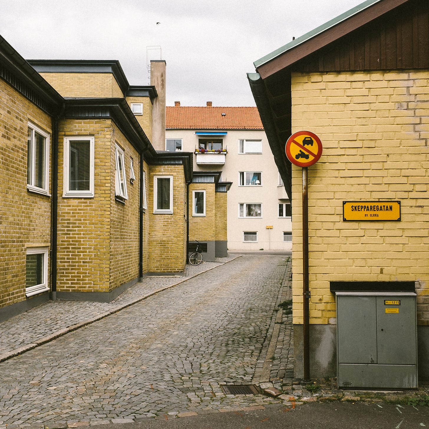 Empty streets of Ystad