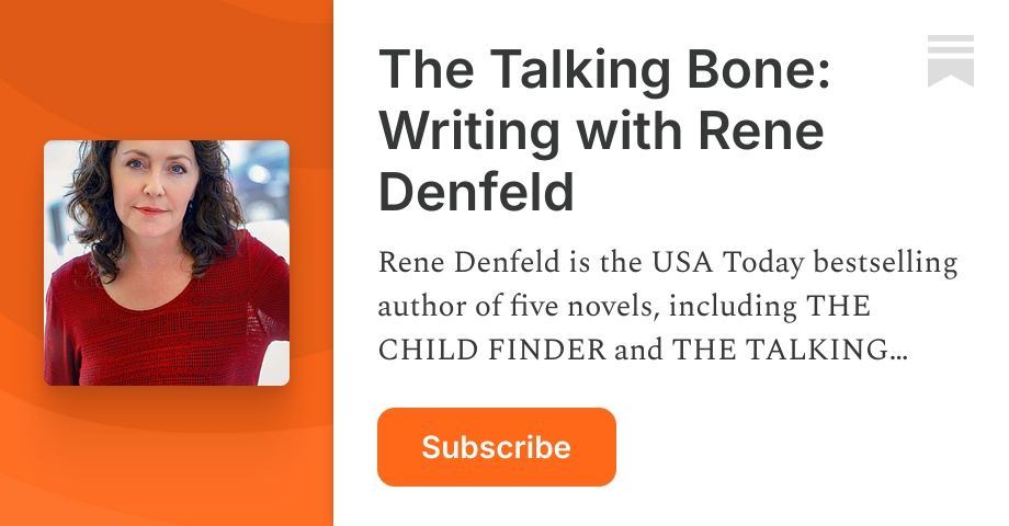 The Talking Bone: Writing with Rene Denfeld | The Talking Bone: Rene ...
