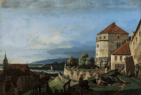 Bellotto's paintings of Pirna