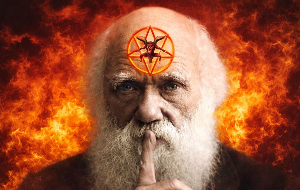NEW BOOK - DARWIN, THE SATANIC EVOLUTION PROJECT BY SATCHIDANAND