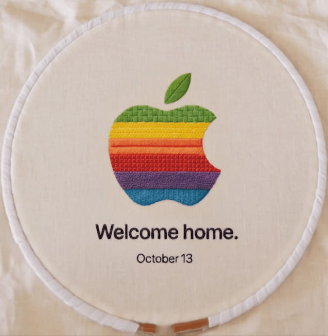 Apple to hold 'Welcome home' product event on October 13th