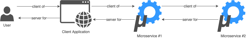 Microservices Application Clients and Servers