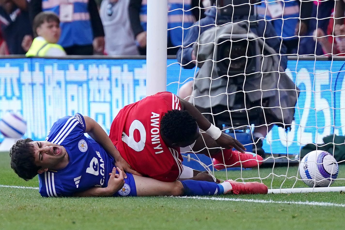 Forest’s Taiwo Awoniyi has been placed in an induced coma following an injury suffered against Leicester