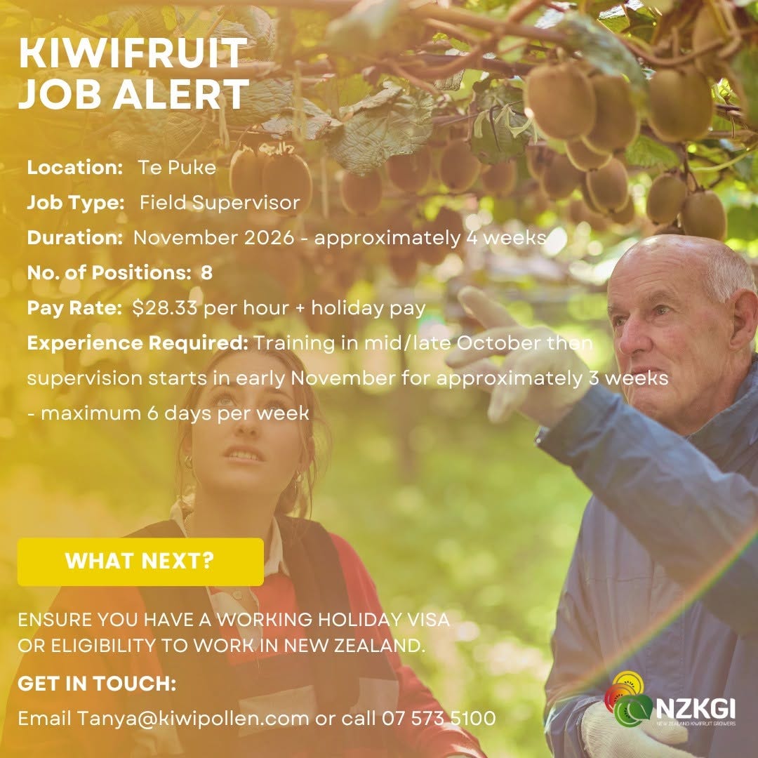 Kiwifruit Job Alert Kiwifruit Job Alert