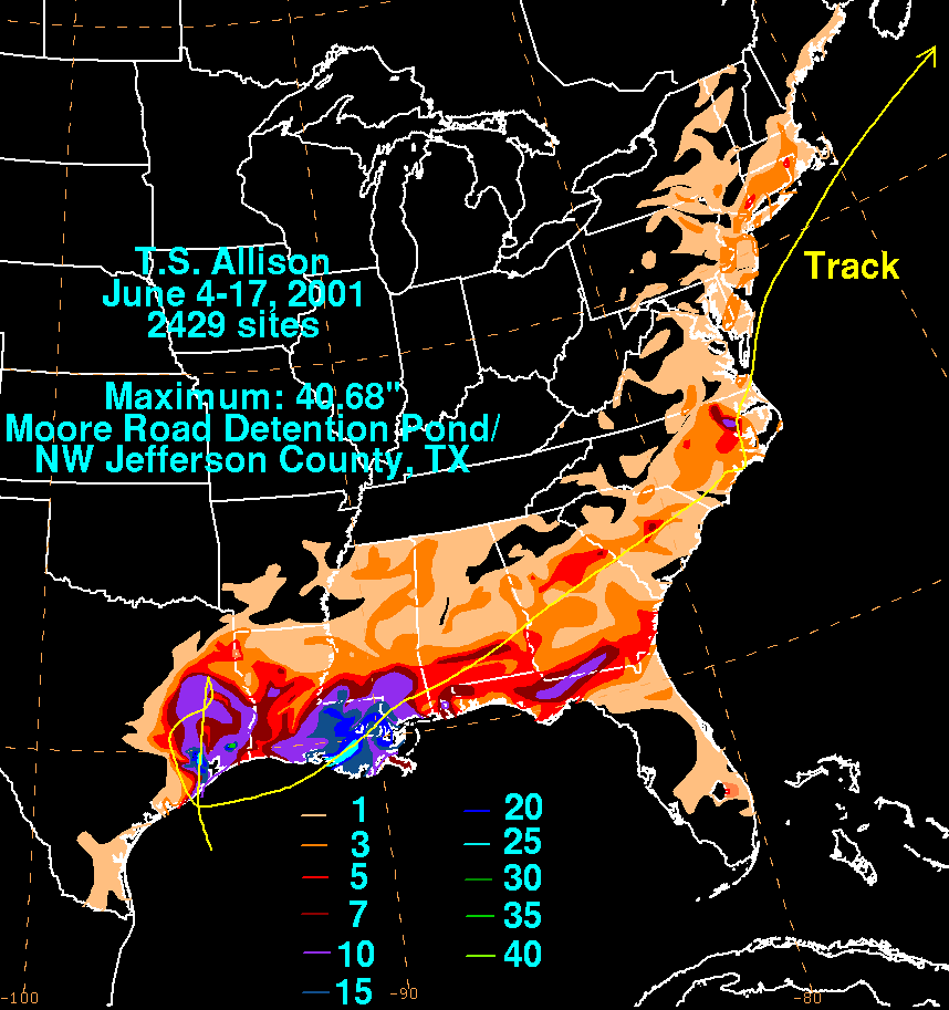Allison_2001_Total_Rainfall