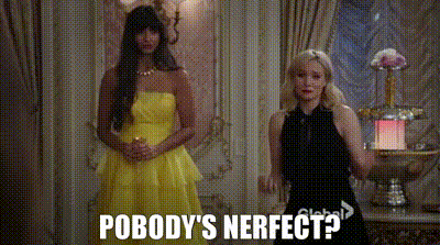 YARN | Pobody's nerfect? | The Good Place (2016) - S01E11 ...