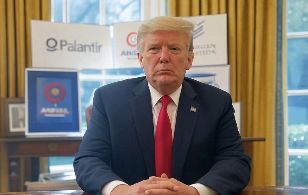 Asking AI: Trump, Musk, DOGE + Palantir, Anduril, Booz Hamilton = Deep State? Grok: The (MAGA) movement’s tolerance for such contradictions suggests broad support will persist.