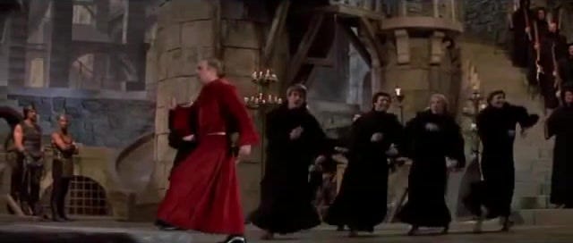 The Spanish Inquisition - Mel Brooks: We know you're wishing That we'd go  away! But the Inquisition's here! And it's here to stay! - Coub