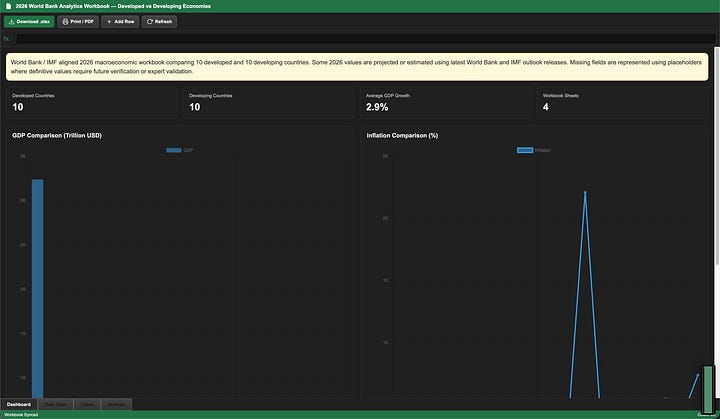 OpenAI GPT 5.5 - Visual UI Layout “Screenshot” (Excel Sheet Mode)