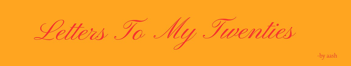 letterstomytwenties