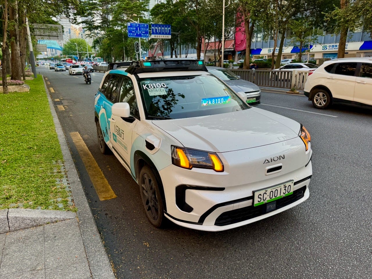 Pony AI self-driving robotaxi. Shenzhen, China, May 2026. Pony AI self-driving robotaxi. Shenzhen, China, May 2026.