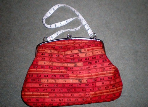 Tape Measure Handbag 1 Tape Measure Handbag 1