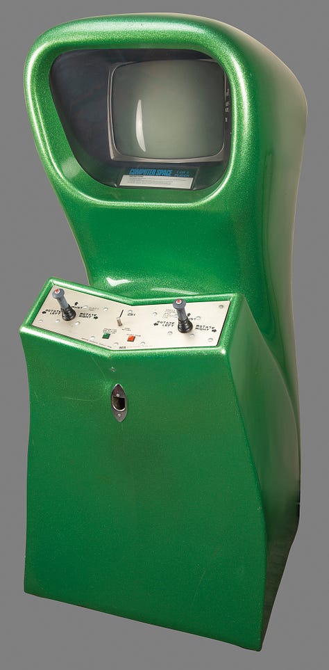 Computer Space, the first ever arcade video game
