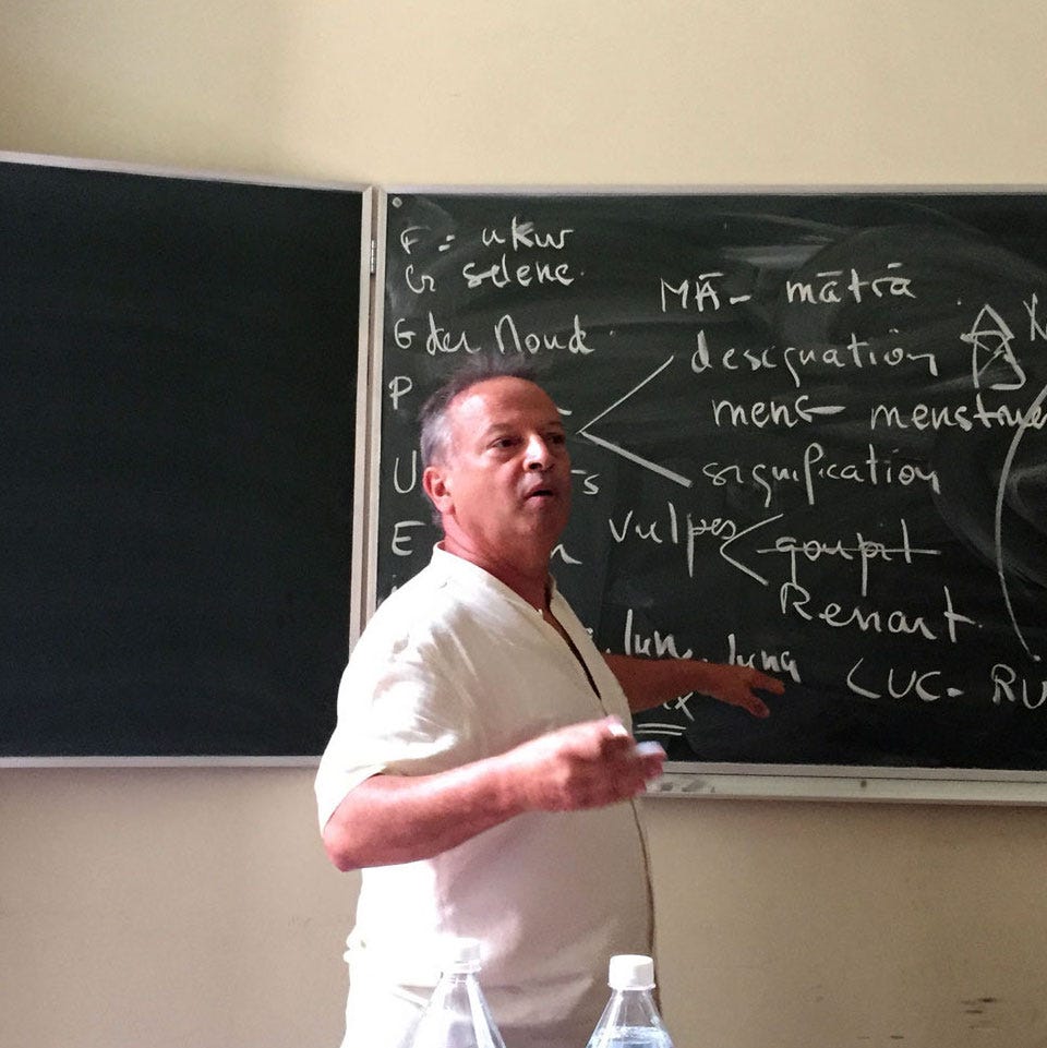 Michel Angot in class