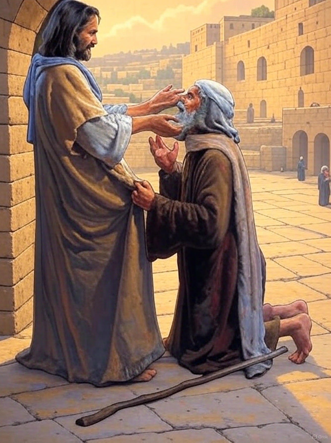 Savior Spit Spit Healing: Jesus, Dirt and Saliva