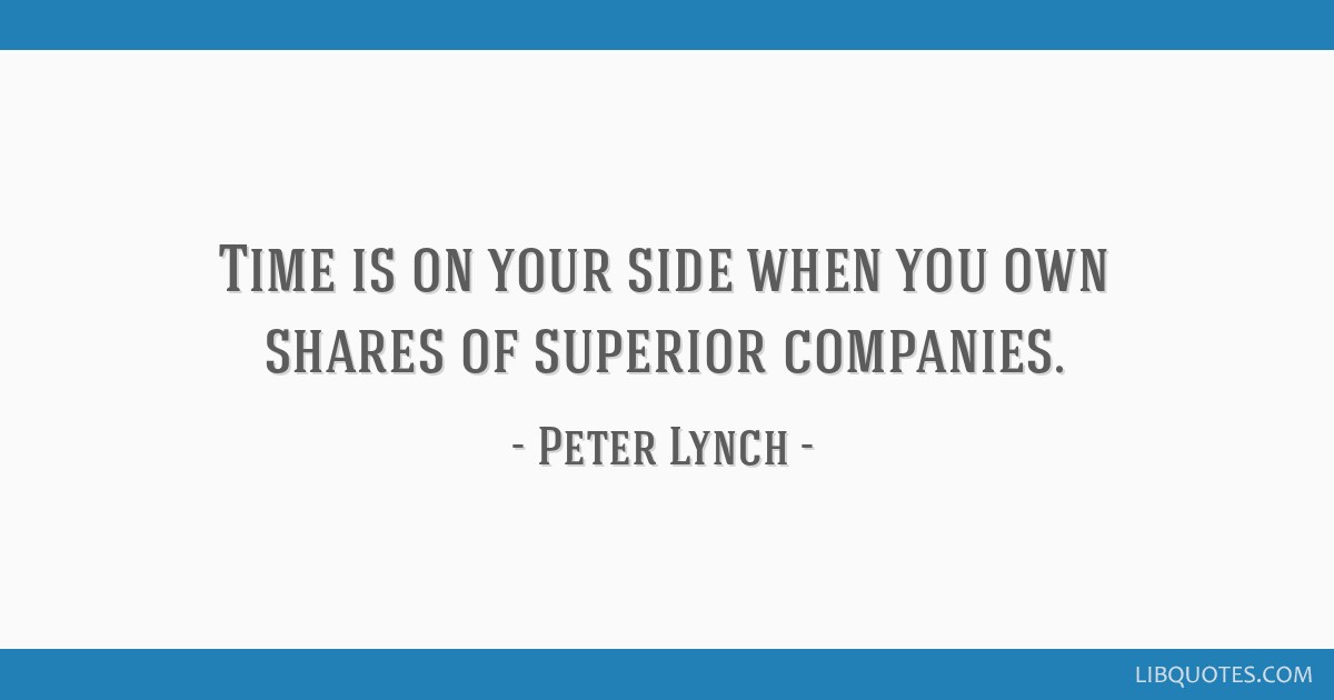 Time is on your side when you own shares of superior...