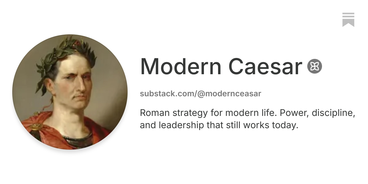 Modern Caesar | Substack