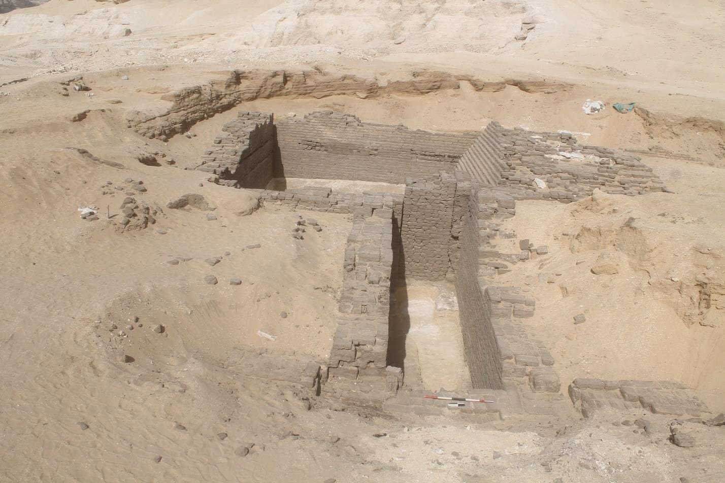 View of the discovered structures. Credit: Ministry of Tourism and Antiquities