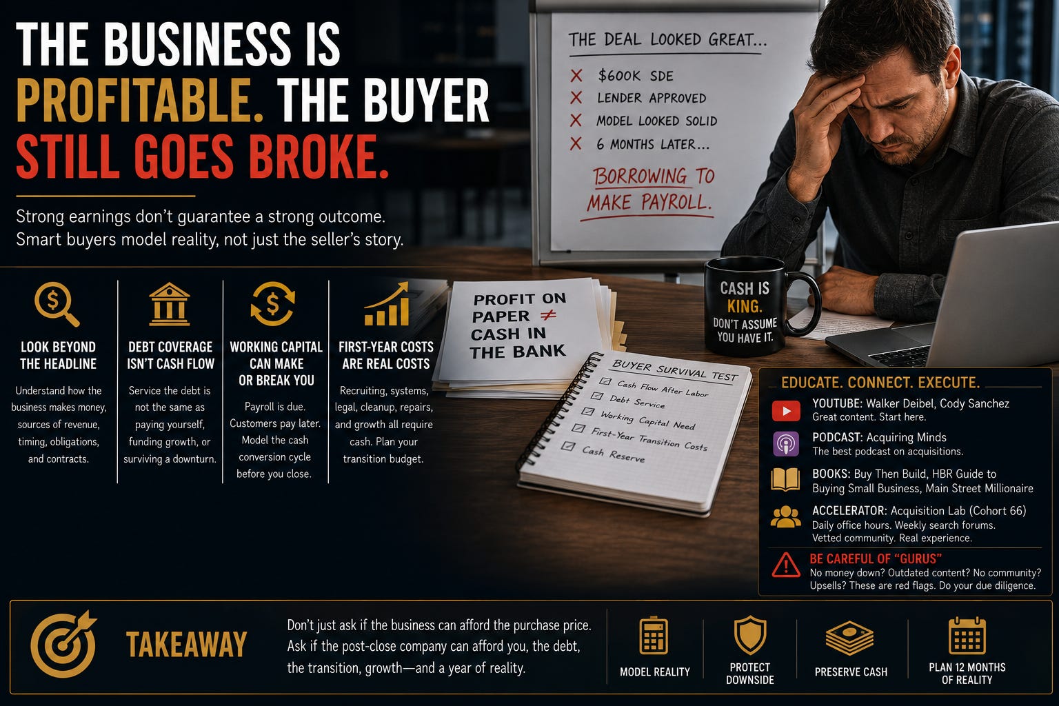 The Business Is Profitable. The Buyer Still Goes Broke.