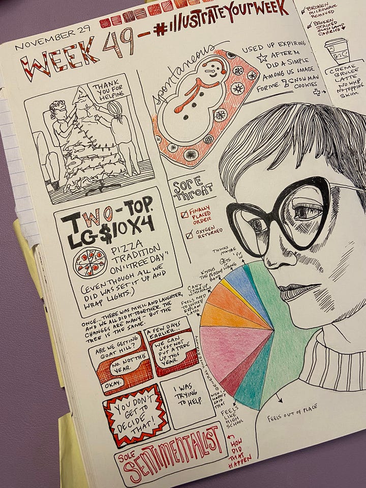 Illustrated journal pageS