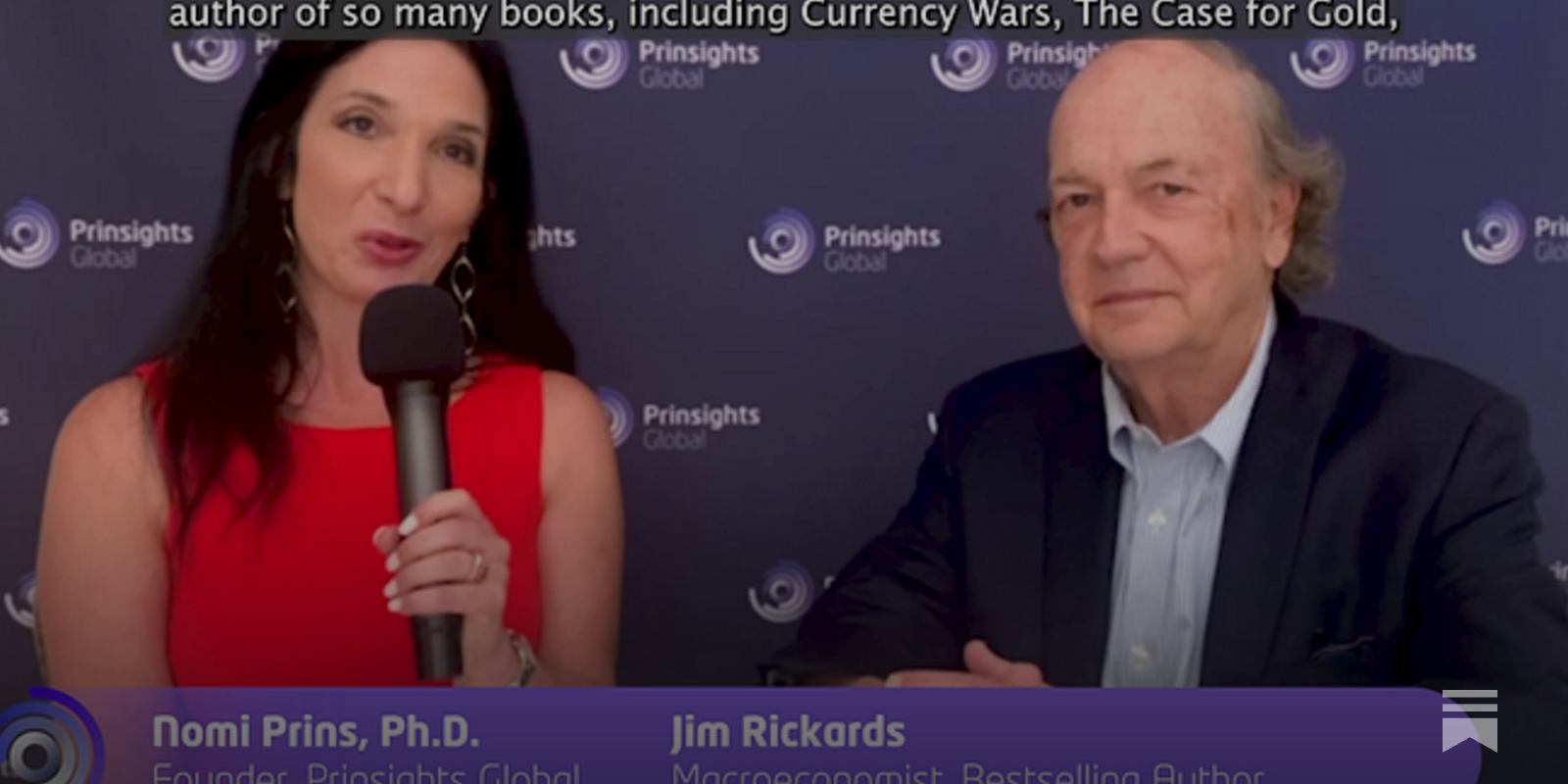 Exclusive with Jim Rickards on the Fed, Central Banks and Gold