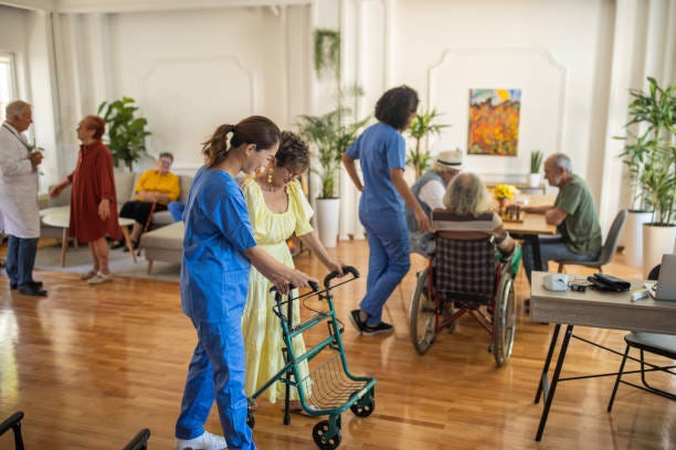 108,800+ Care Home Stock Photos, Pictures & Royalty-Free Images - iStock | Nursing  home building, Seniors, Caregiver