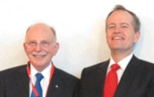 Bill Shoten and his personal lawyer Mark Leibler’