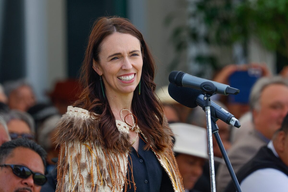 New Zealand Prime Minister Jacinda Ardern speaks during Rātana Celebrations in Whanganui, New Zealand, Jan. 24, 2023. New Zealand Prime Minister Jacinda Ardern speaks during Rātana Celebrations in Whanganui, New Zealand, Jan. 24, 2023.