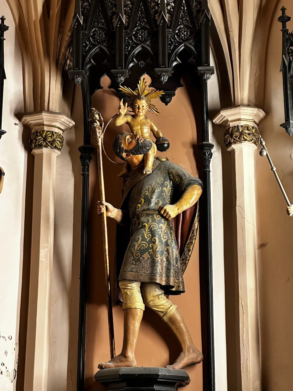 The Chapel of Saint Christopher of Regomir in Barcelona, Spain