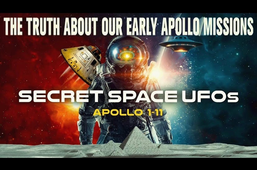 Documentary film: "Secret Space UFOs: Apollo 1-11 (2023)"