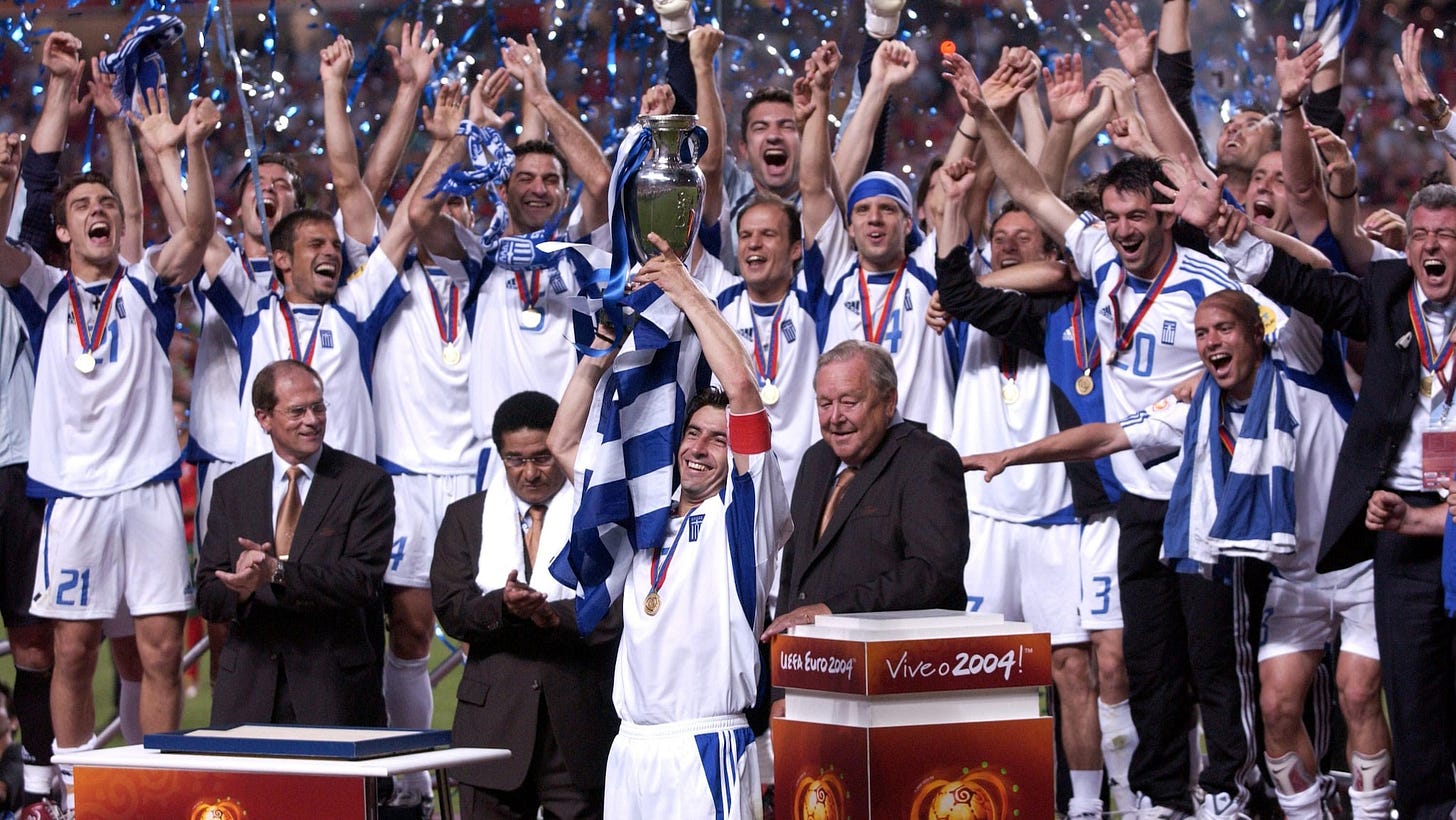 Stars recall Greece's EURO 2004 triumph against the odds | UEFA EURO |  UEFA.com