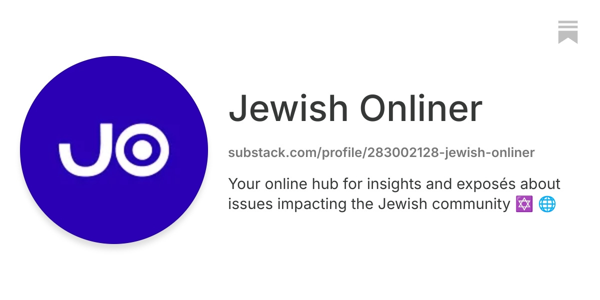 Jewish Onliner | Substack