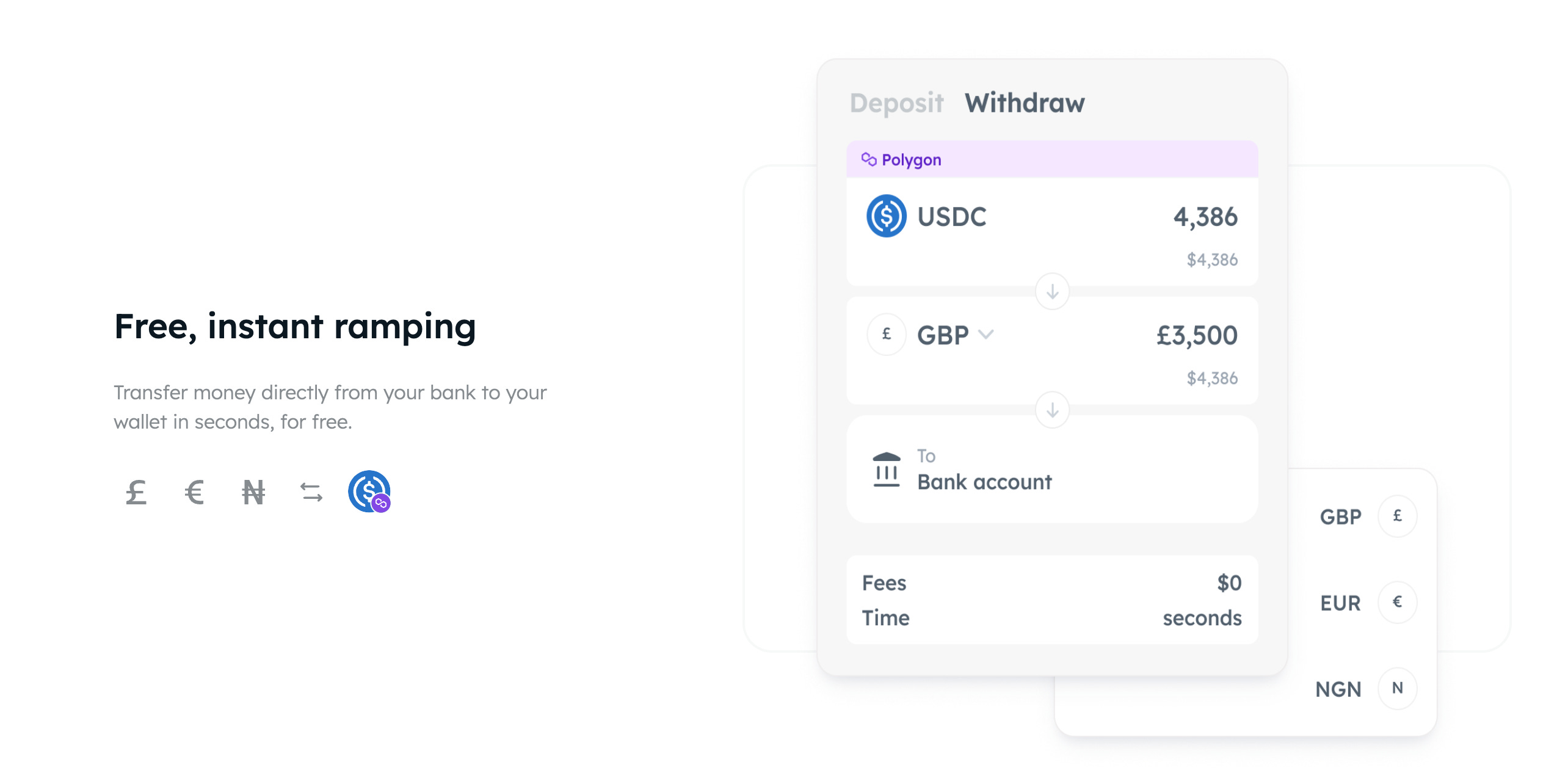 Zeal】Self-custodial wallet with no-fee on & off ramp / Founded by Revolut  growth manager / Smart contract wallet with no seed phrase / @zealwallet
