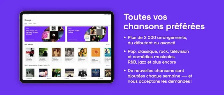 Avis playground sessions : l'application piano co-créée par quincy jones, ça vaut le coup ? Playground sessions chansons